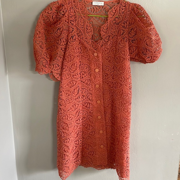 SANDRO
Livan corded lace mini dress - Picture 2 of 7